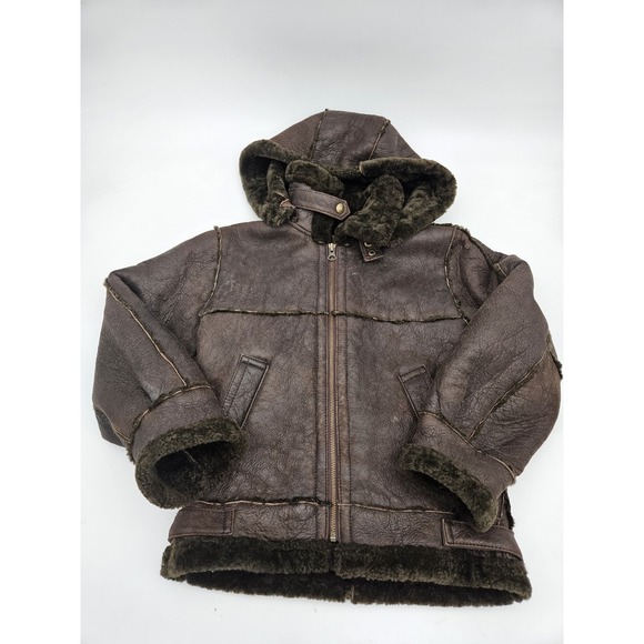 VECCHIO PONTE Jackets & Blazers - VECCHIO PONTE 100% Shearling Lamb Leather Jacket Sz 6 Made in Italy